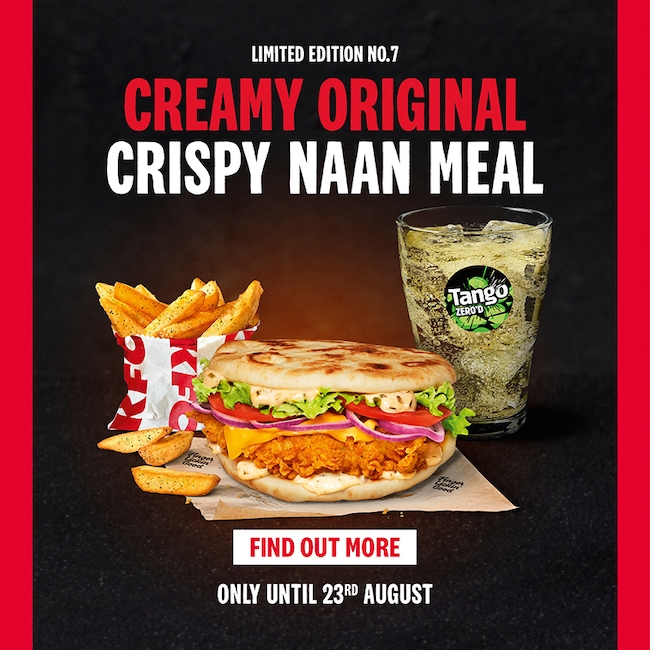 What's on 13 KFC Crispy Naan